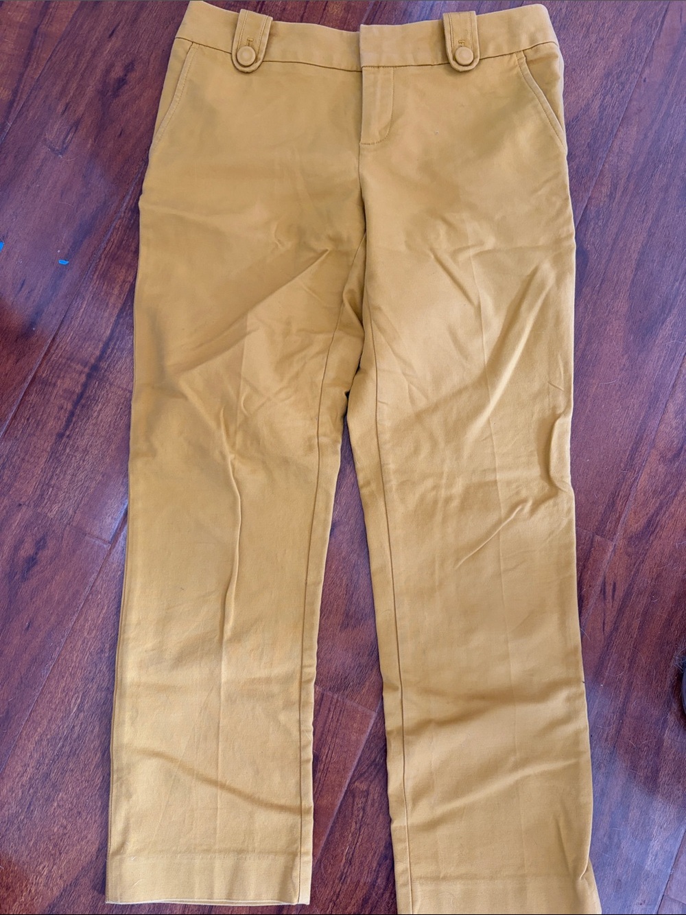 Banana Republic Pants in Mustard Yellow